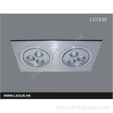 LC7235 Brightness,2*3*1W High Power LED Down Spotlight
